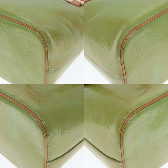 LOUIS VUITTON Monogram Vernis Houston Hand Bag Baby Blue M91005 - Picture 10 of 12